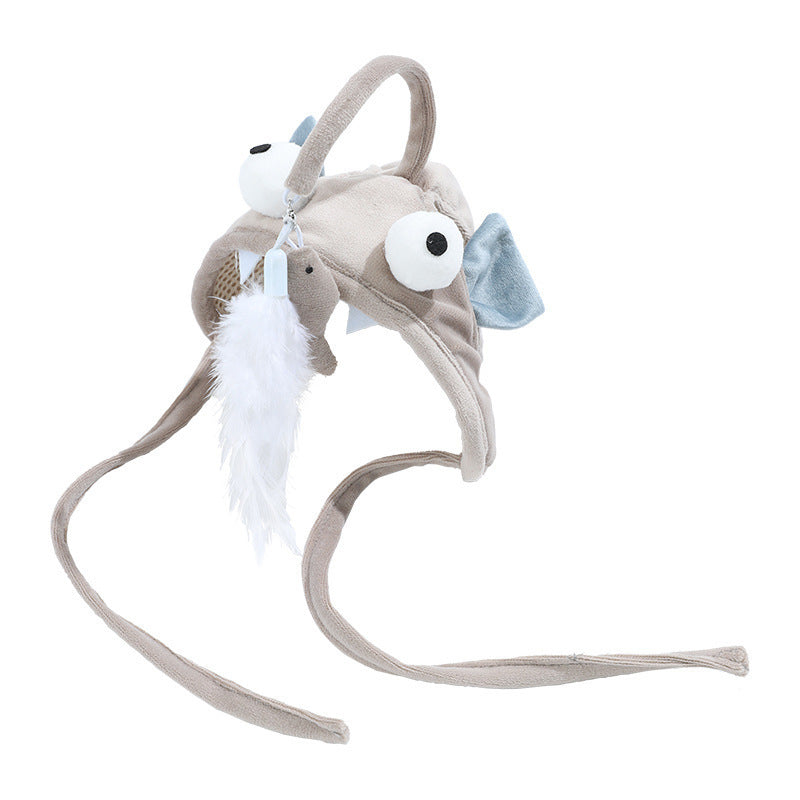 Interactive Cat Cap with a Toy - Furrero