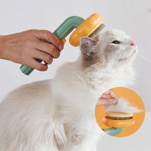 Pumpkin-Shaped Self Cleaning Grooming Brush - Furrero
