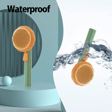 Pumpkin-Shaped Self Cleaning Grooming Brush - Furrero