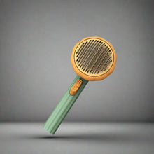 Pumpkin-Shaped Self Cleaning Grooming Brush - Furrero