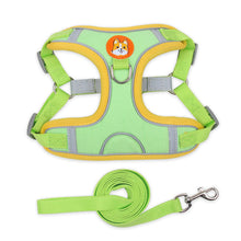 Reflective Soft Mesh Harness with Chest Strap and Leash - Furrero